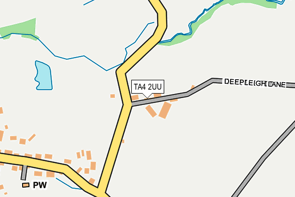 TA4 2UU map - OS OpenMap – Local (Ordnance Survey)