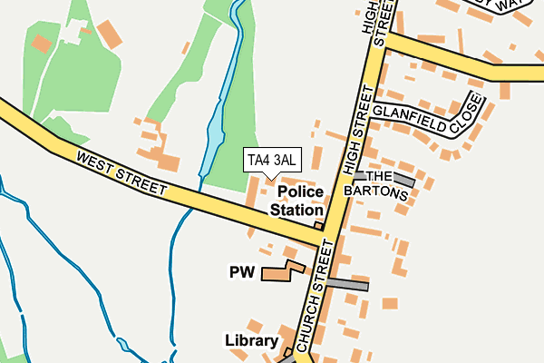 TA4 3AL map - OS OpenMap – Local (Ordnance Survey)