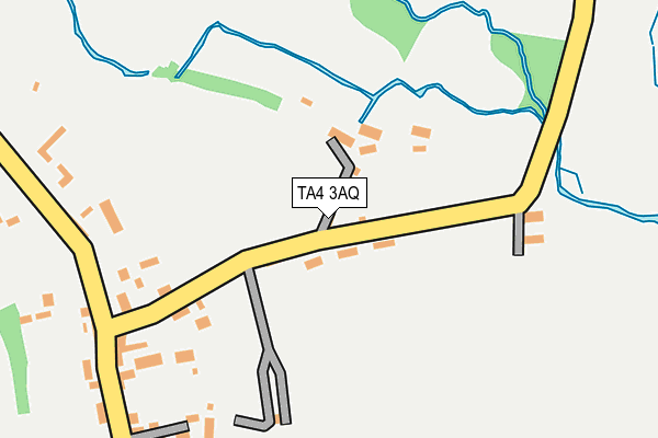 TA4 3AQ map - OS OpenMap – Local (Ordnance Survey)