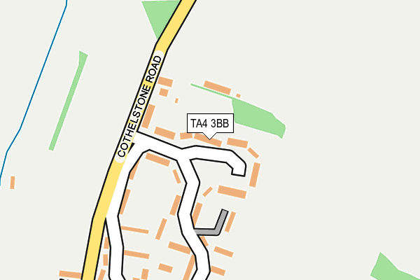 TA4 3BB map - OS OpenMap – Local (Ordnance Survey)