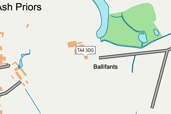 TA4 3DG map - OS OpenMap – Local (Ordnance Survey)