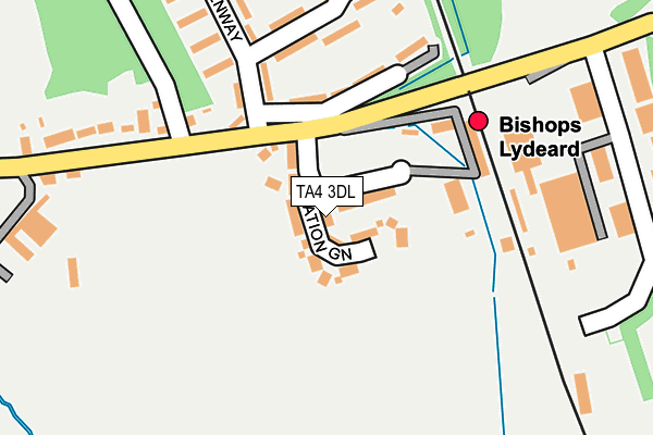 TA4 3DL map - OS OpenMap – Local (Ordnance Survey)