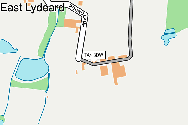 TA4 3DW map - OS OpenMap – Local (Ordnance Survey)