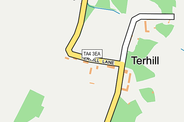 TA4 3EA map - OS OpenMap – Local (Ordnance Survey)