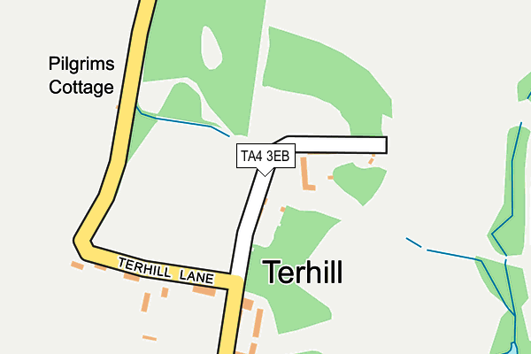 TA4 3EB map - OS OpenMap – Local (Ordnance Survey)