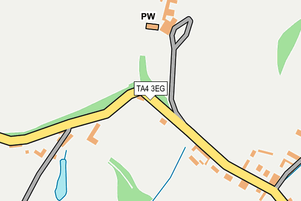 TA4 3EG map - OS OpenMap – Local (Ordnance Survey)