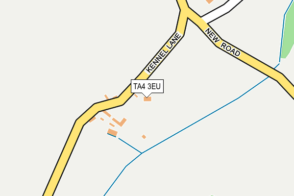 TA4 3EU map - OS OpenMap – Local (Ordnance Survey)