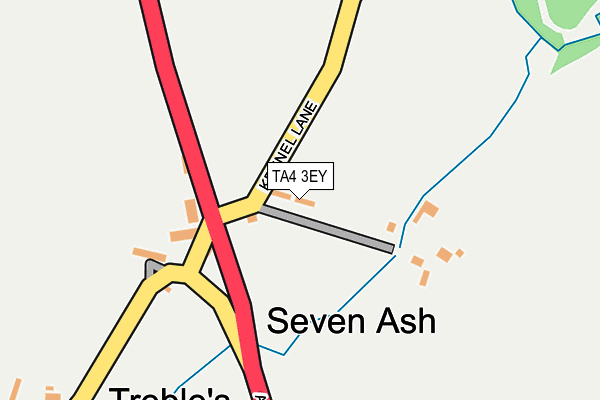 TA4 3EY map - OS OpenMap – Local (Ordnance Survey)