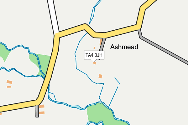 TA4 3JH map - OS OpenMap – Local (Ordnance Survey)