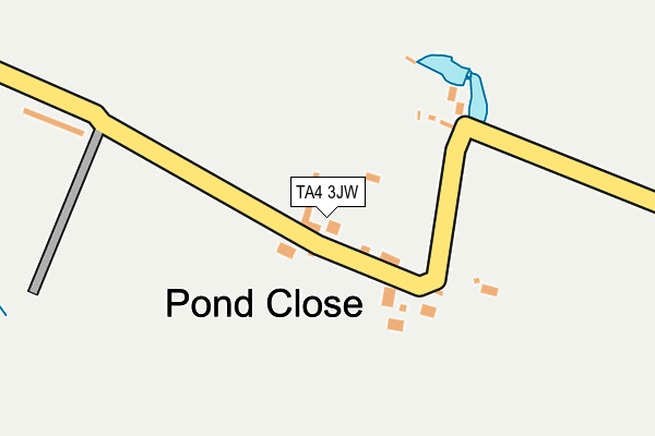 TA4 3JW map - OS OpenMap – Local (Ordnance Survey)