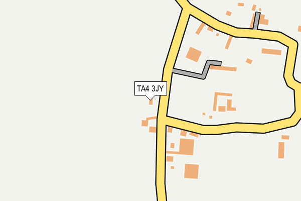 TA4 3JY map - OS OpenMap – Local (Ordnance Survey)