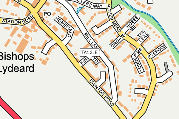 TA4 3LE map - OS OpenMap – Local (Ordnance Survey)