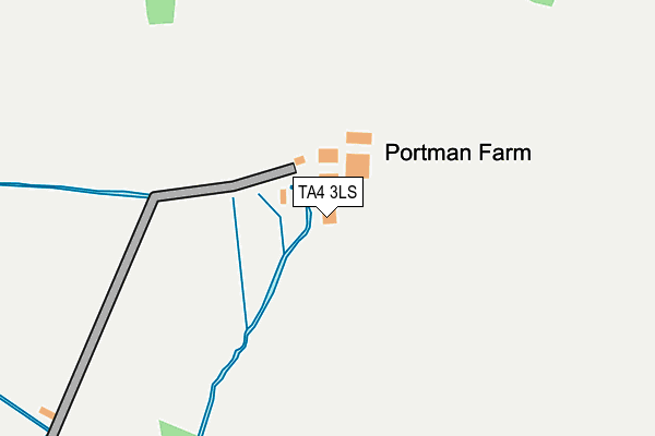 TA4 3LS map - OS OpenMap – Local (Ordnance Survey)