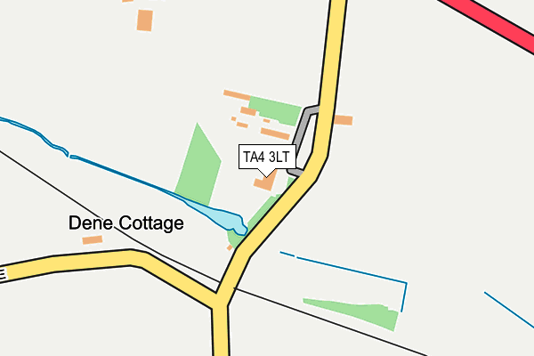 TA4 3LT map - OS OpenMap – Local (Ordnance Survey)