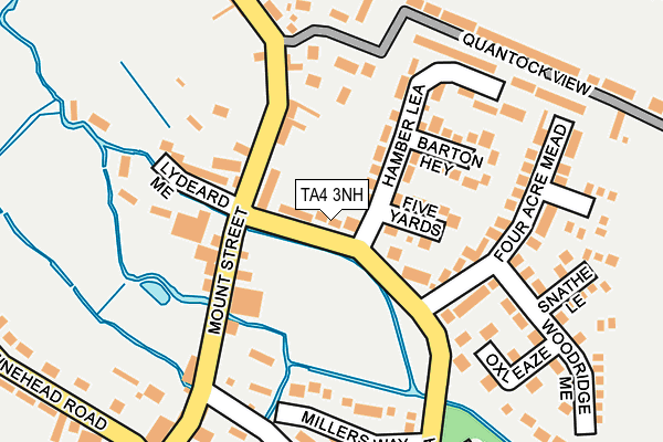 TA4 3NH map - OS OpenMap – Local (Ordnance Survey)
