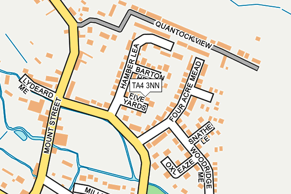 TA4 3NN map - OS OpenMap – Local (Ordnance Survey)