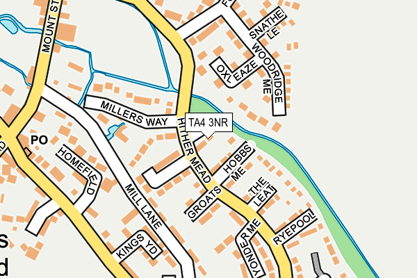 TA4 3NR map - OS OpenMap – Local (Ordnance Survey)