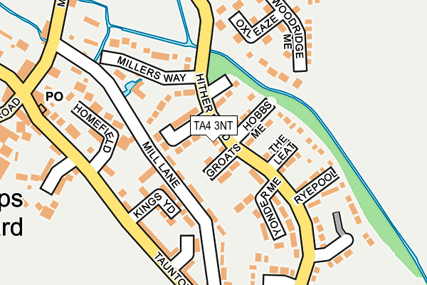 TA4 3NT map - OS OpenMap – Local (Ordnance Survey)