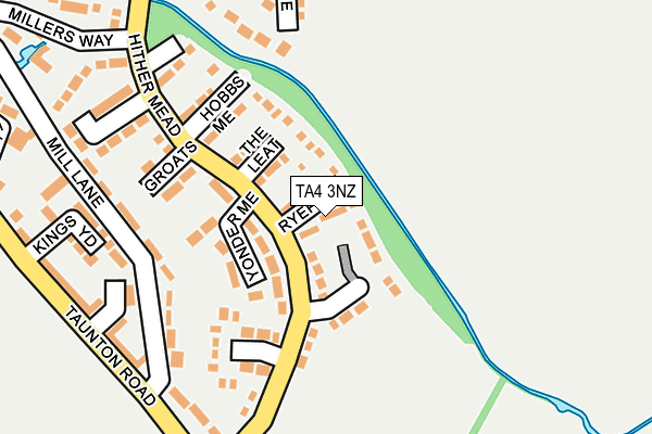 TA4 3NZ map - OS OpenMap – Local (Ordnance Survey)