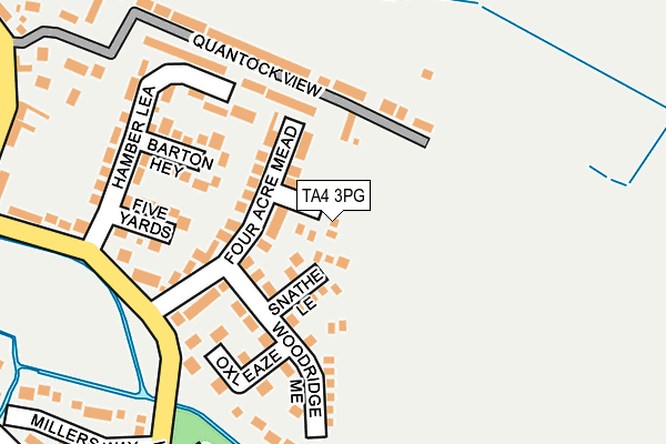 TA4 3PG map - OS OpenMap – Local (Ordnance Survey)