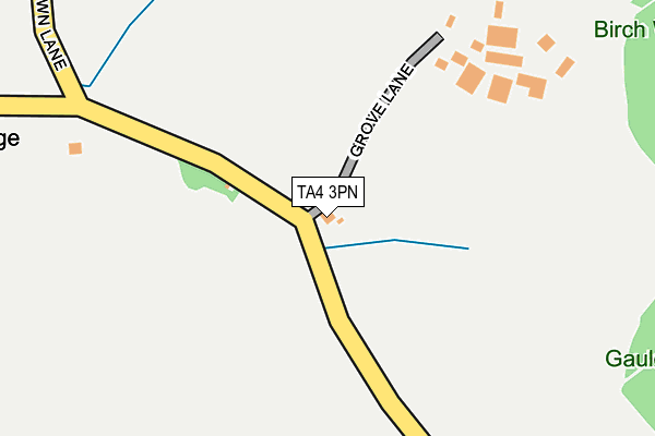 TA4 3PN map - OS OpenMap – Local (Ordnance Survey)