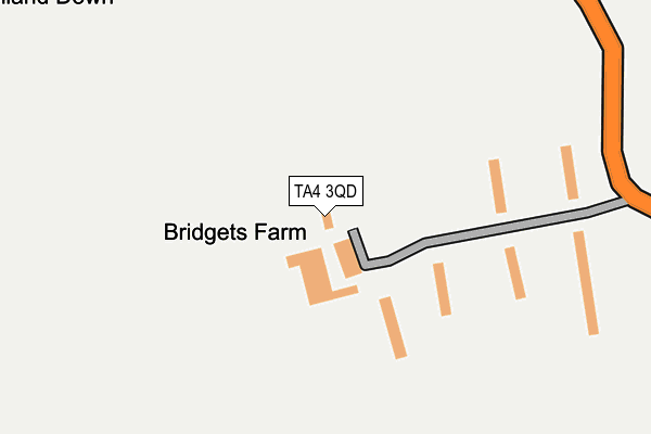 TA4 3QD map - OS OpenMap – Local (Ordnance Survey)