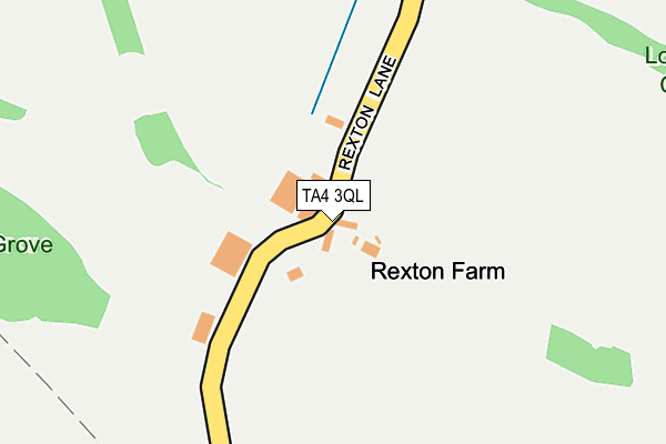 TA4 3QL map - OS OpenMap – Local (Ordnance Survey)