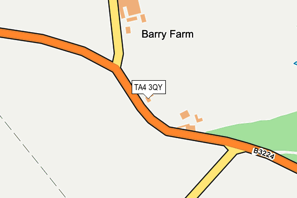 TA4 3QY map - OS OpenMap – Local (Ordnance Survey)