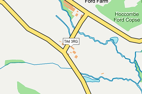 TA4 3RG map - OS OpenMap – Local (Ordnance Survey)