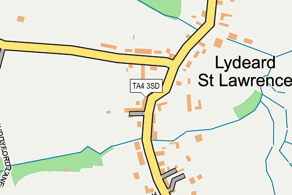 TA4 3SD map - OS OpenMap – Local (Ordnance Survey)