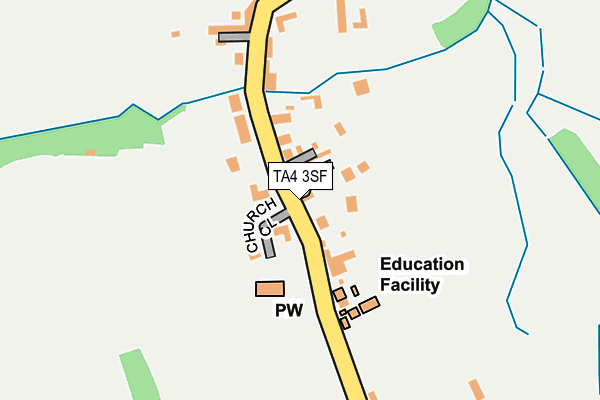 TA4 3SF map - OS OpenMap – Local (Ordnance Survey)
