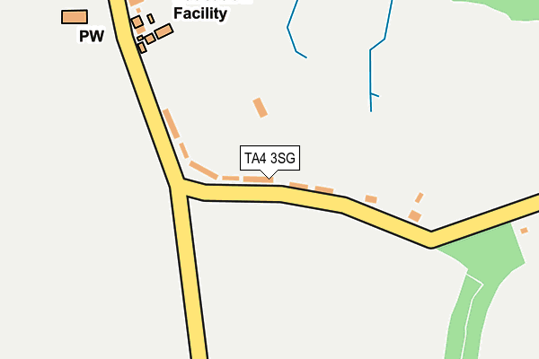 TA4 3SG map - OS OpenMap – Local (Ordnance Survey)