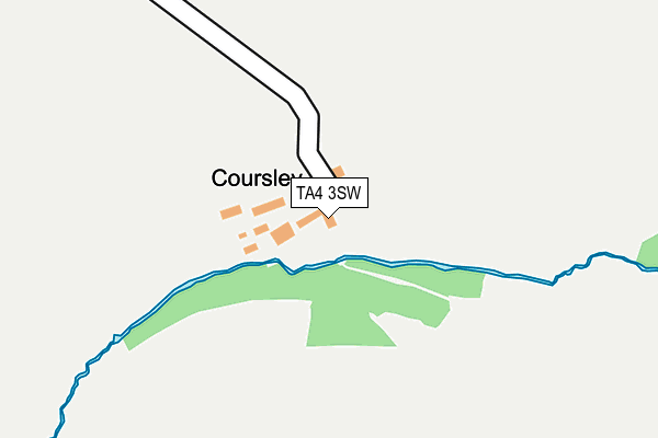TA4 3SW map - OS OpenMap – Local (Ordnance Survey)