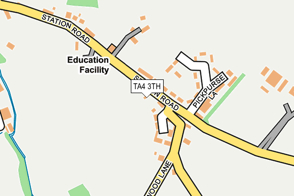 TA4 3TH map - OS OpenMap – Local (Ordnance Survey)