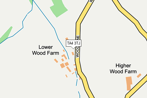 TA4 3TJ map - OS OpenMap – Local (Ordnance Survey)