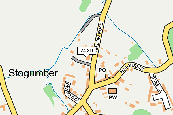 TA4 3TL map - OS OpenMap – Local (Ordnance Survey)