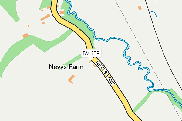 TA4 3TP map - OS OpenMap – Local (Ordnance Survey)