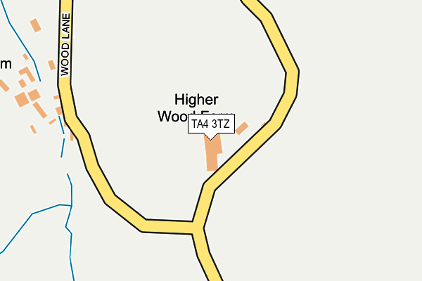 TA4 3TZ map - OS OpenMap – Local (Ordnance Survey)
