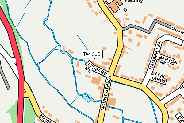 TA4 3UD map - OS OpenMap – Local (Ordnance Survey)