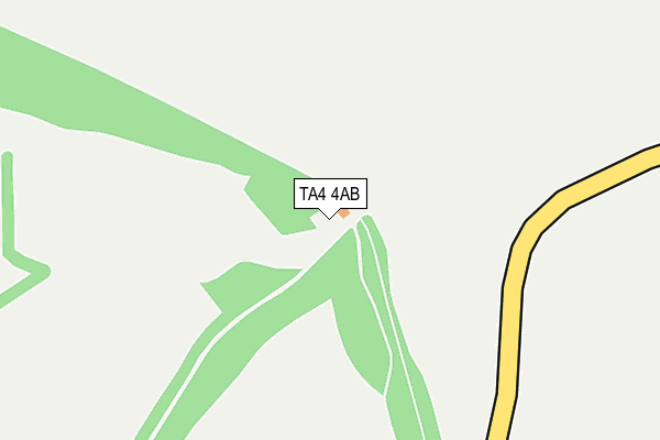 TA4 4AB map - OS OpenMap – Local (Ordnance Survey)