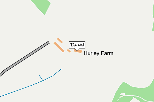TA4 4AJ map - OS OpenMap – Local (Ordnance Survey)