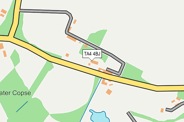 TA4 4BJ map - OS OpenMap – Local (Ordnance Survey)