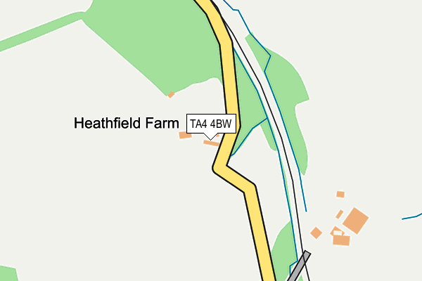 TA4 4BW map - OS OpenMap – Local (Ordnance Survey)