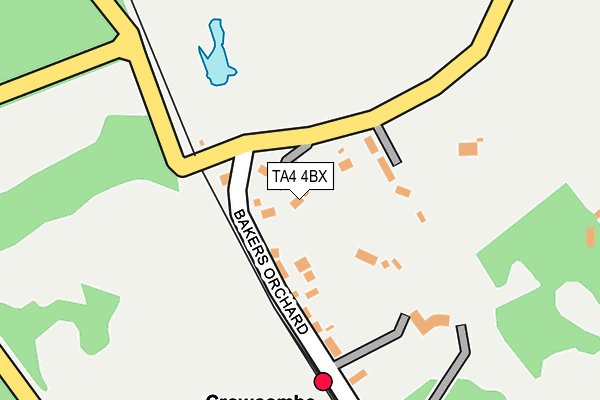 TA4 4BX map - OS OpenMap – Local (Ordnance Survey)