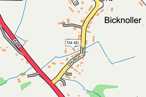 TA4 4EL map - OS OpenMap – Local (Ordnance Survey)