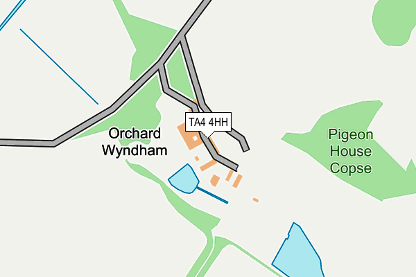 TA4 4HH map - OS OpenMap – Local (Ordnance Survey)