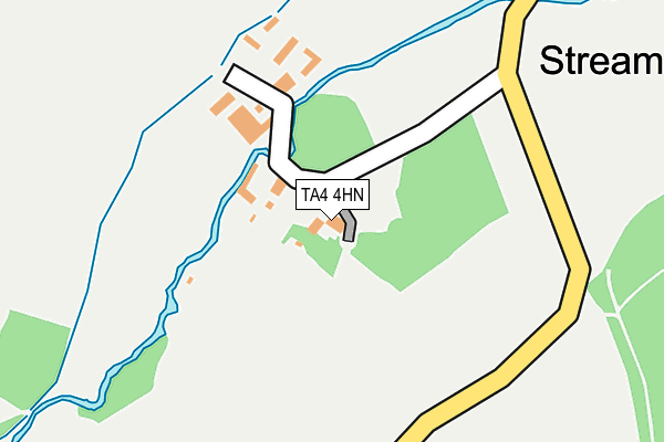 TA4 4HN map - OS OpenMap – Local (Ordnance Survey)