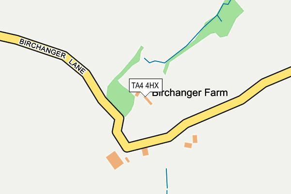 TA4 4HX map - OS OpenMap – Local (Ordnance Survey)