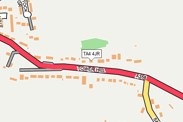 TA4 4JR map - OS OpenMap – Local (Ordnance Survey)