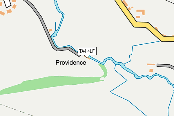 TA4 4LF map - OS OpenMap – Local (Ordnance Survey)